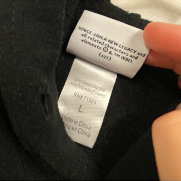 2021 Space Jam: A New Legacy Hoodie Men's Size L Tune Squad Goon Squad LeBron - Picture 6 of 7